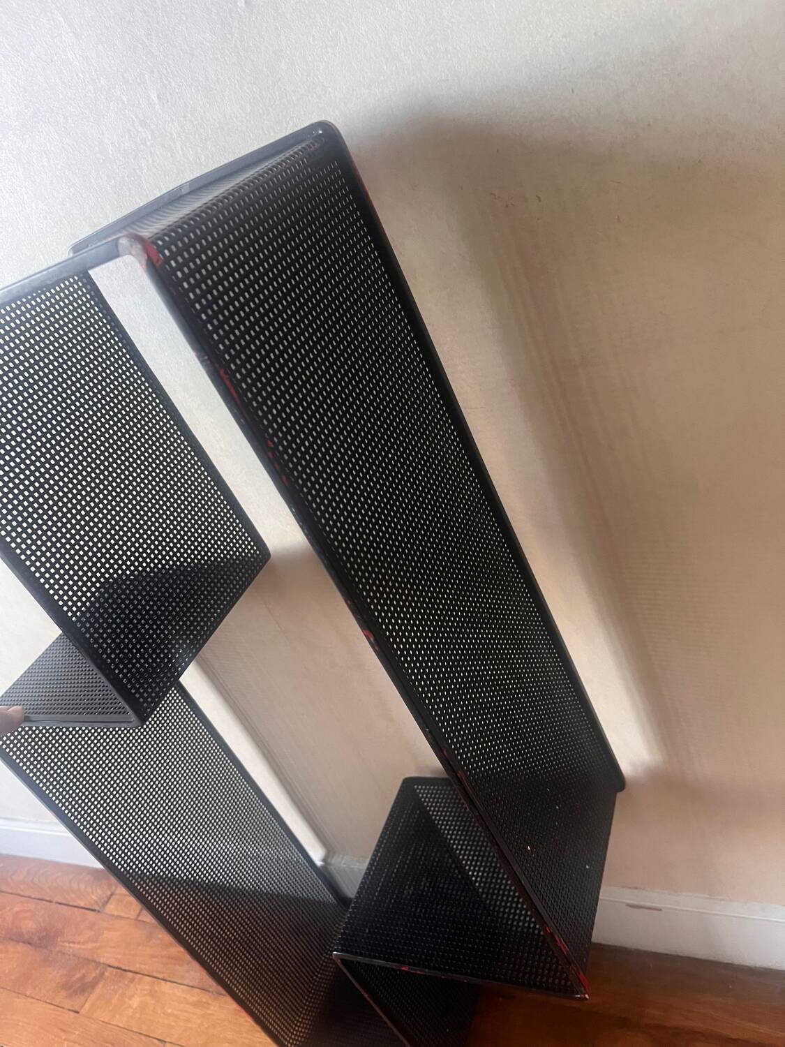 Dedal shelf, maze, Mathieu MATEGOT, original black