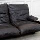 Canapé vintage Marsala pour Ligne Roset en cuir marron, 1980