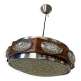 Vintage space age UFO chandelier / 1970s suspension