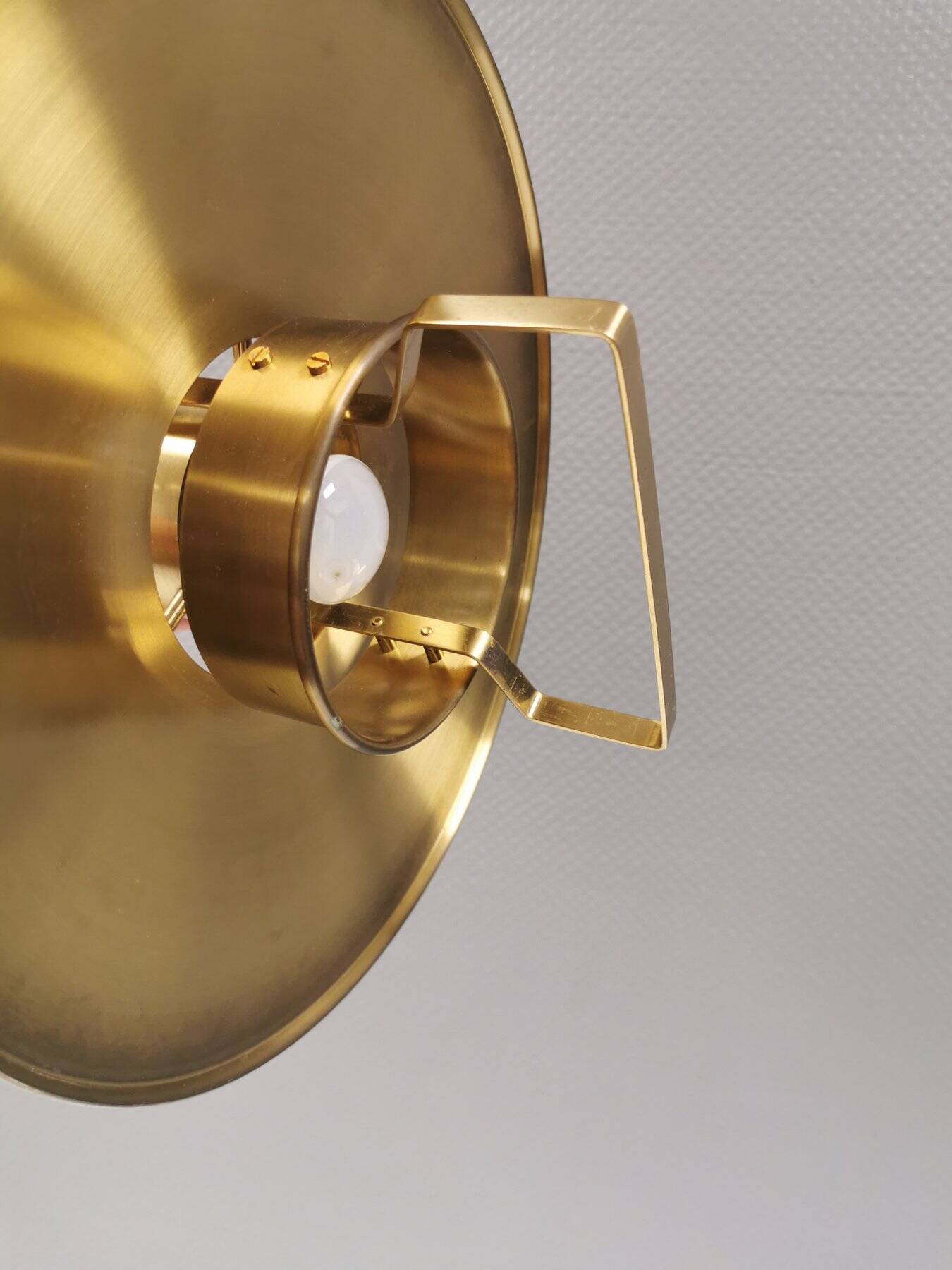 hanging lamp from Danish Vitrika (no label, but we know the lamp)