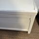 Vintage white patinated wooden chest