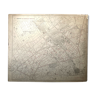 Carte ancienne cartonnée de Paris, 17ème arrondissement