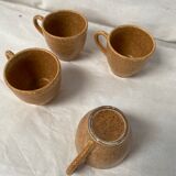 Ensemble de 4 tasses en grès