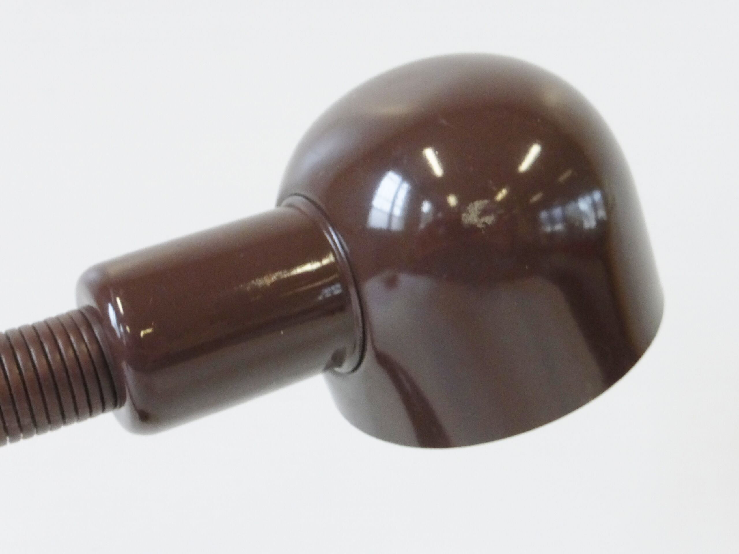 Isao Hosoe: rare snake ebi version lamp lamp to ask chocolate 1970 vintage