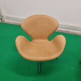 Paire de chaises Arne Jacobsen Swan Fritz Hansen