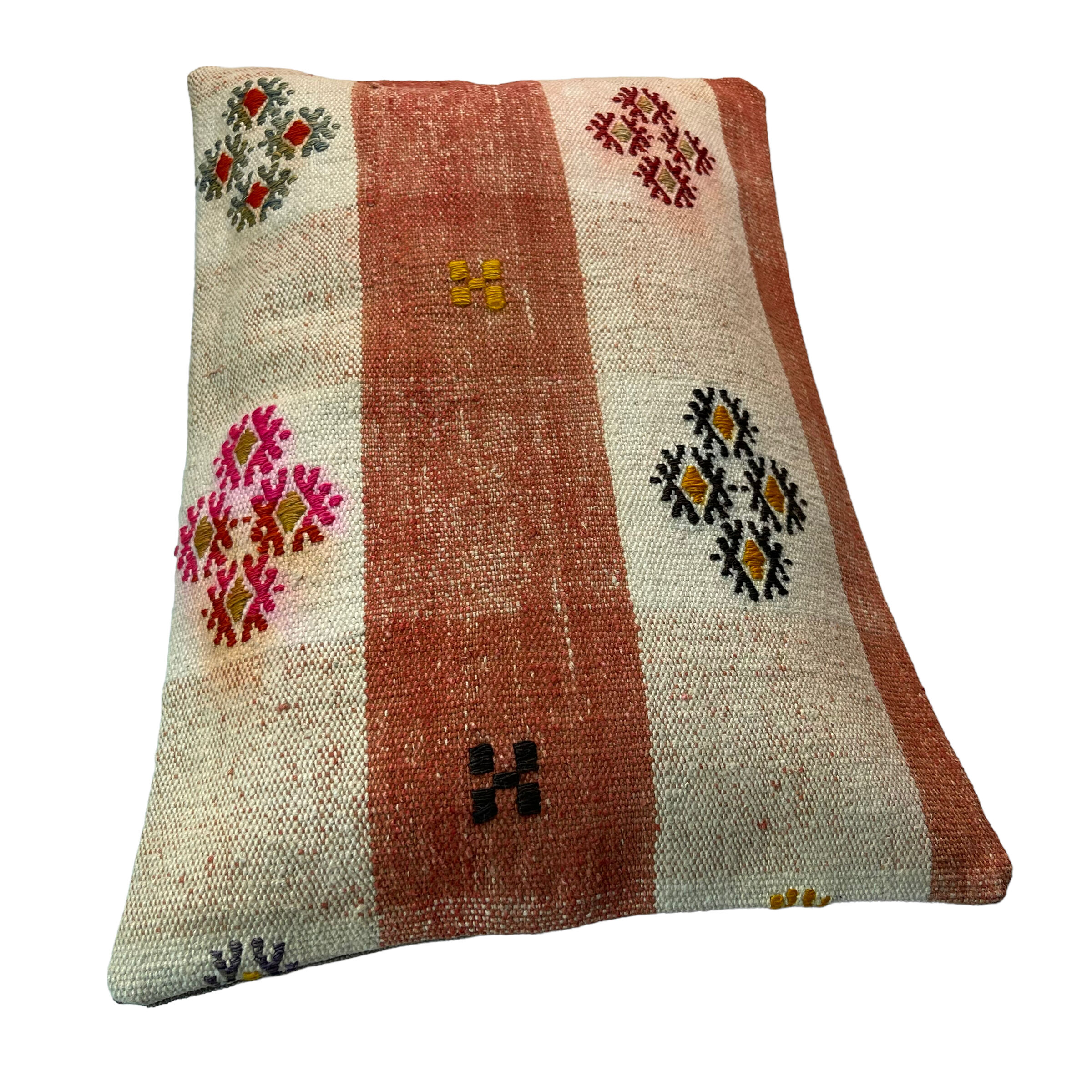 Vintage turkish handmade cushion cover , 30 x 50 cm