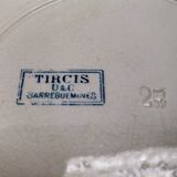 Sarreguemines Tircis barbotine art nouveau plate collection