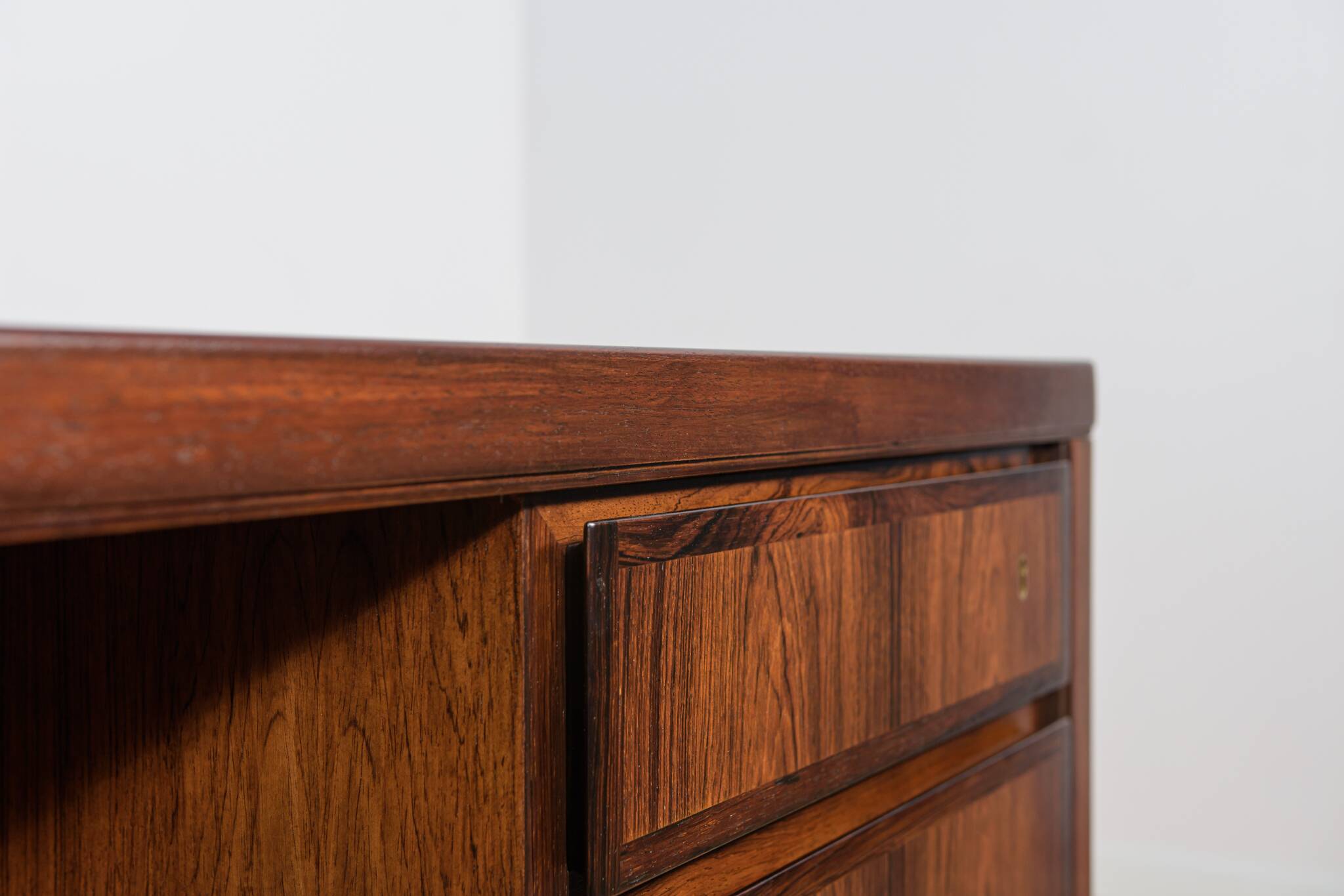 Mid-Century Model 77 Freestanding Desk in Teak from Omann Jun, 1960s