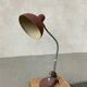 Vintage desk lamp 1950 Aluminor France red metal