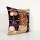 Vintage embroidered cushion cover 48x46 cm
