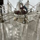 Pair of Murano glass chandeliers by Toni Zuccheri for Venini