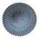 Globe ceiling light in molded glass