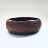 Mid-Century Scandinavian Round Teak Bowl Set, Denmark, 1960s, Set of 2