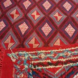 Red mergoum carpets woven by hand 172x240cm