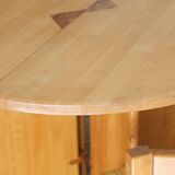 Mid-century massive extendable designer table