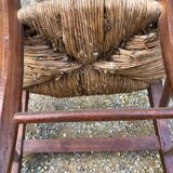 Straw armchair