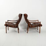 Pair of Danish armchairs by JM Birking