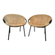 2x vintage balloon chairs – Lusch Erzeugnis – 1960s