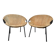 2x vintage balloon chairs – Lusch Erzeugnis – 1960s