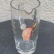 Vintage glass bird decanter, 1950/60
