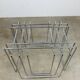 Chrome-plated metal magazine rack by Willi Glaeser for TMP, 1980s