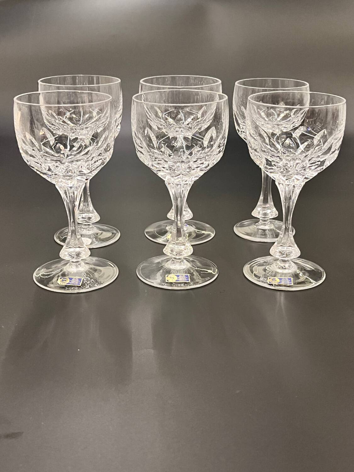 Set of 6 Speigelau crystal glasses