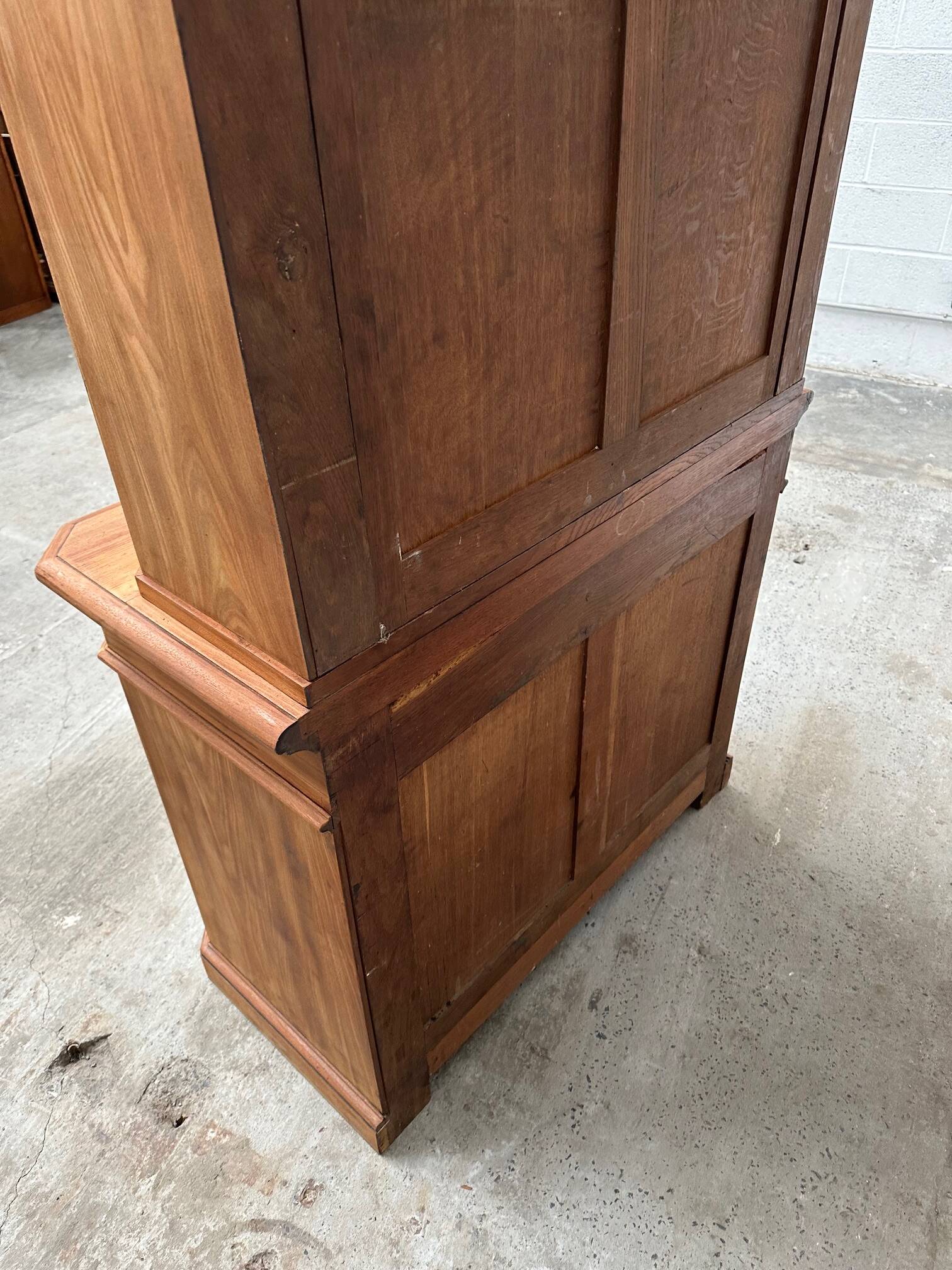 Large mahogany display case