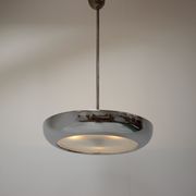 Ufo pendant lamp by josef hurka for napako 1940s