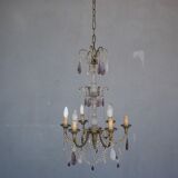 Pampille bronze chandelier and charm