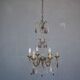 Pampille bronze chandelier and charm