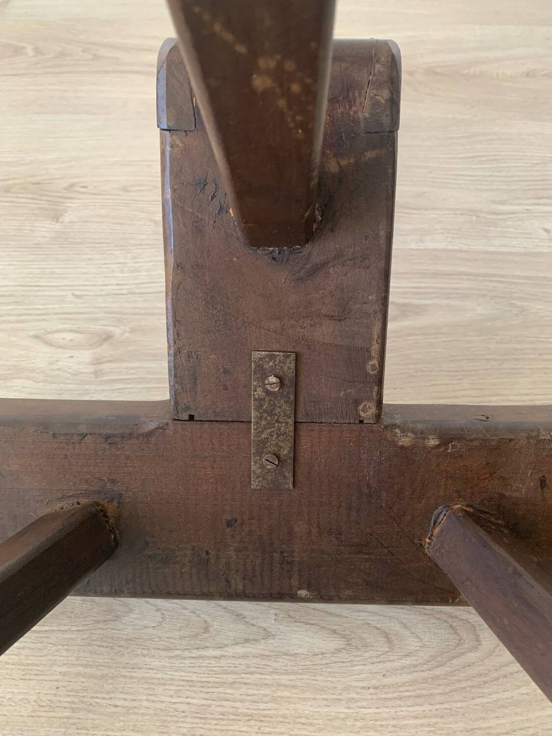 Traditional Basque chair in brutalist style