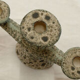 Dieulefit ceramic anthropomorphic candlestick or candlestick