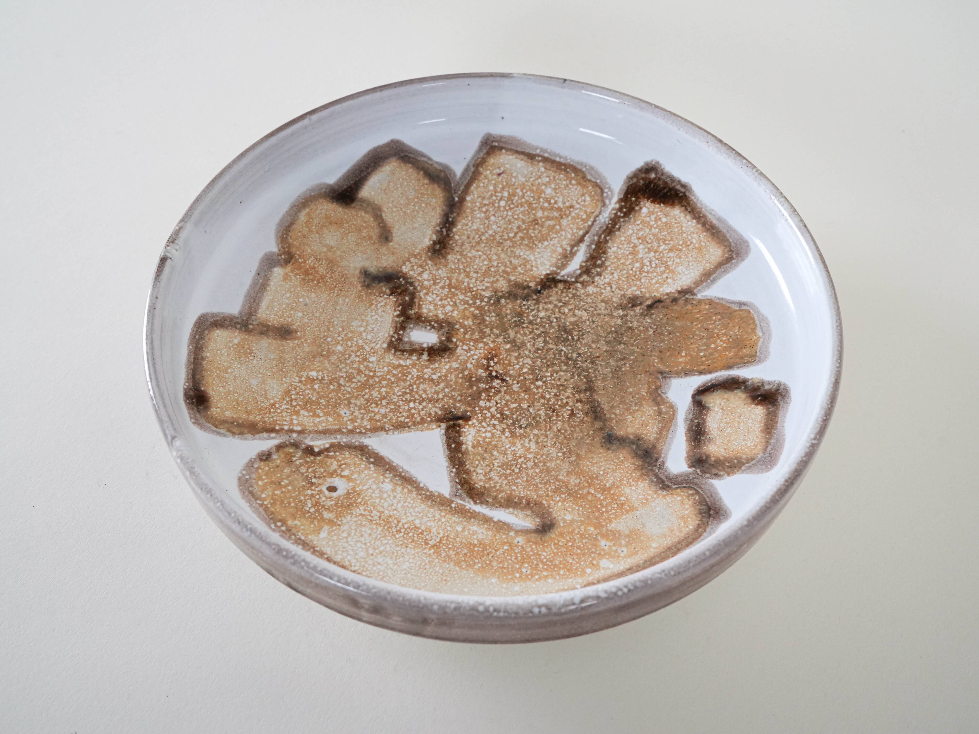 Ceramic bowl, Danish design, 1960s, made in Denmark