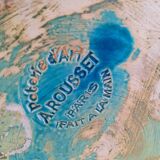 Starry ceramic lamp, A. Rousset 1950