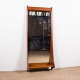 Large Danish Teak wall mirror by Pedersen and Hansen 1960.