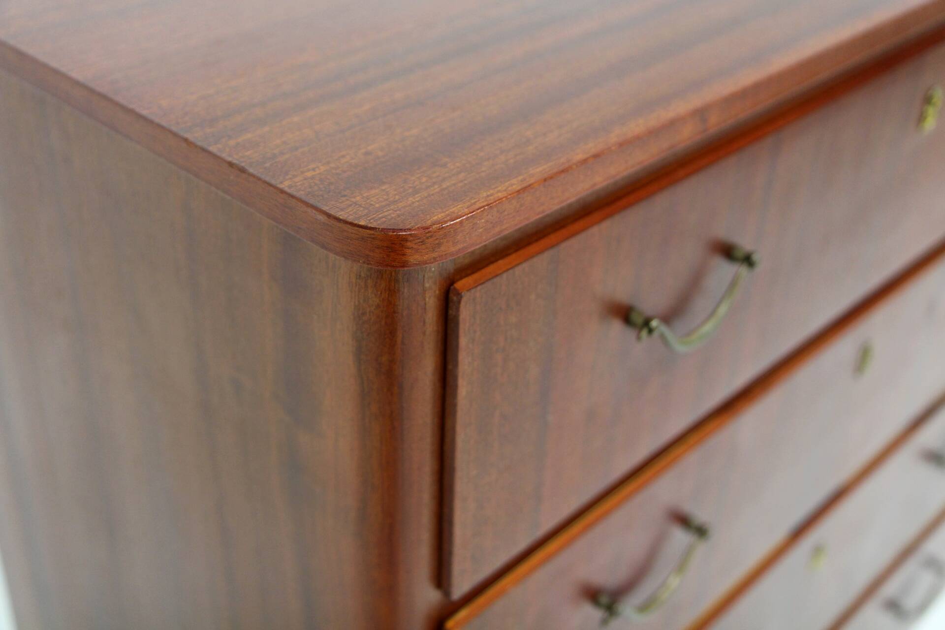 Scandinavian mahogany chest of drawers, Sweden, 1950