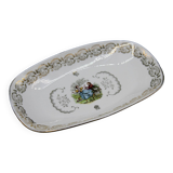 Small Dish, Ravier, Butter Dish or Empty Pocket in French Porcelain - Fragonard style pattern - 18th century