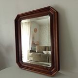 Vintage 60s beveled octagonal mirror 51*40 cm