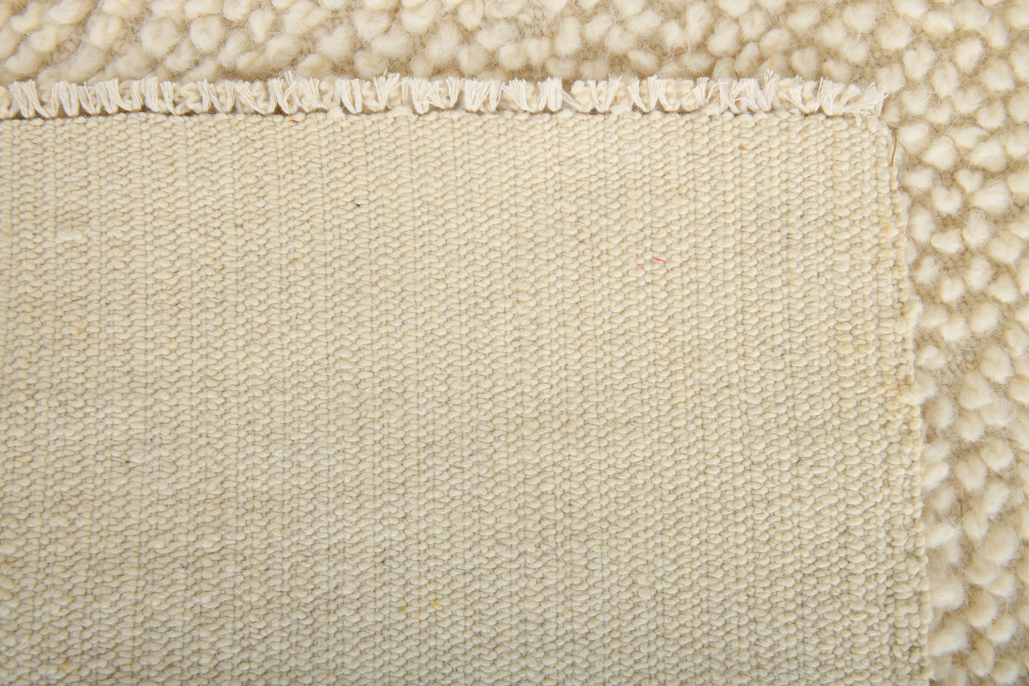 Super Soft Beige & Cream Modern Kilim Rug, 188x298Cm