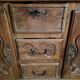 Grand oak buffet from the 18th century, Auvergne