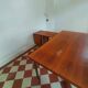 Desk with removable drawers in the style of Florence Knoll.