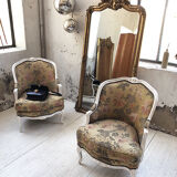 Miroir rocaille XL Louis XV XIXème