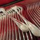 15 Christofle Spatours engraved RV 21.8cm table cutlery 30p early 20th century