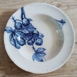 Longwy deep dish, flowers series