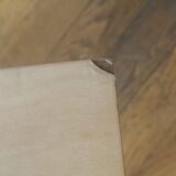 Vintage bedside table in blond wood