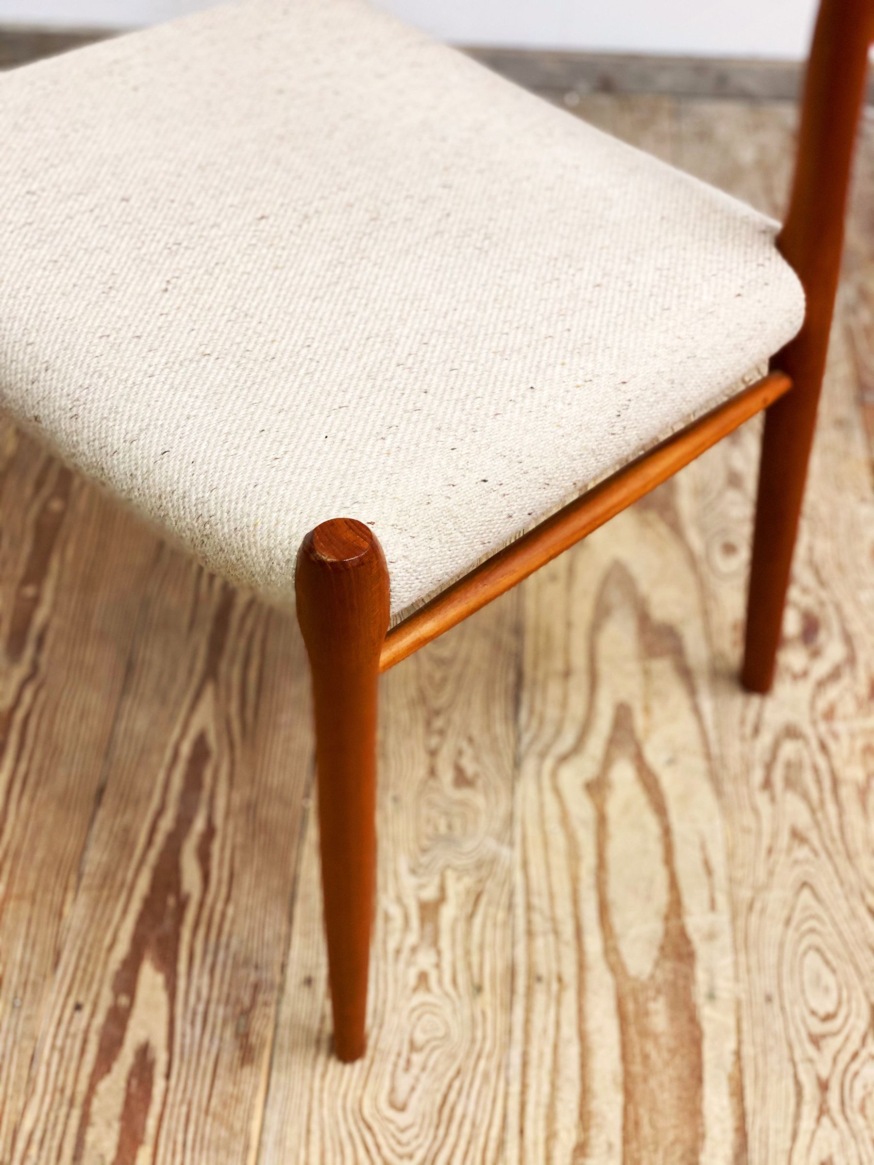 Mid century teak dining chair by Niels O. Møller for J.L. Moller, Model 75,Denmark, 1950s