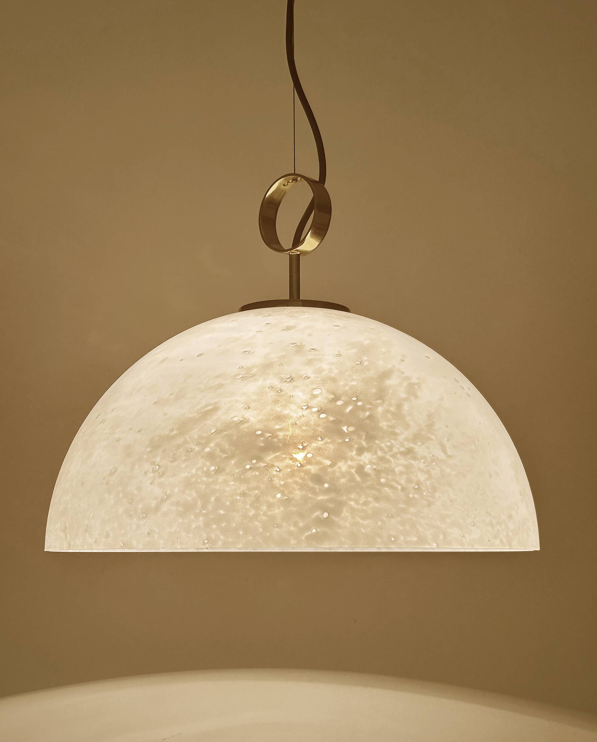 Vintage Limburg Glass Pendant Light