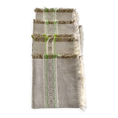 Serviettes de table vintage