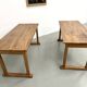 Pair of Vintage Community Tables in Solid Beech