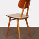 Chaise vintage en bois éditée par Ton, 1960